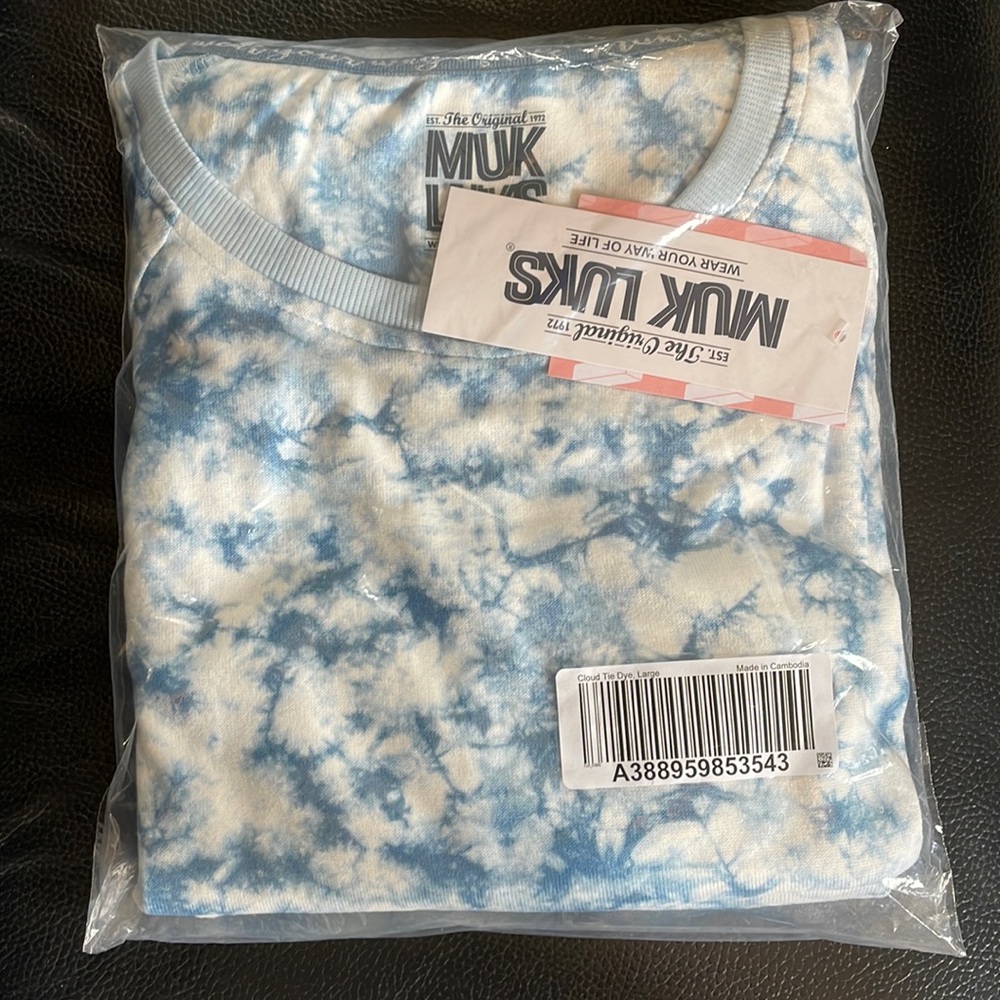 Muk LUKS cloud tie dye pajamas